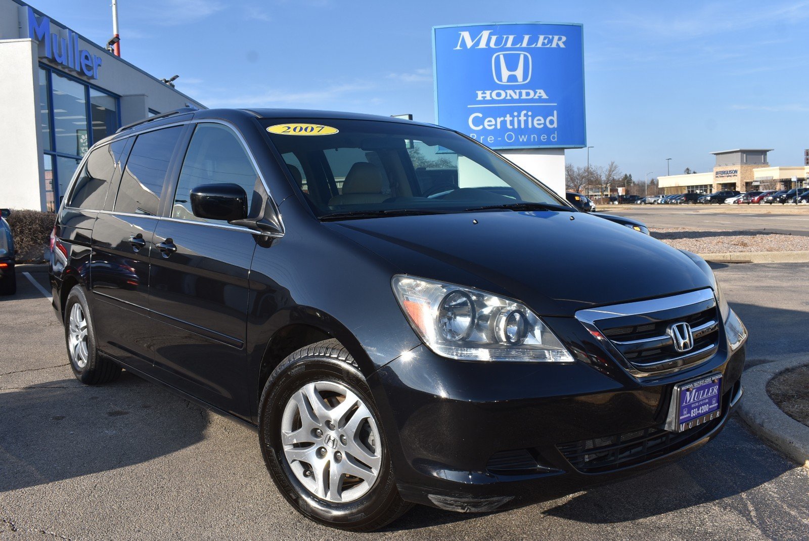 Pre Owned 2007 Honda Odyssey Ex L Mini Van Passenger In Highland